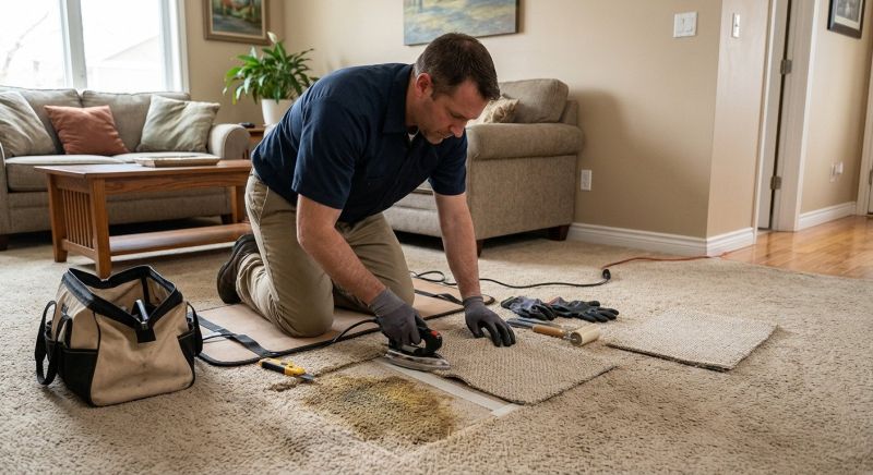Stair Carpet Repair in Kansas City, KS