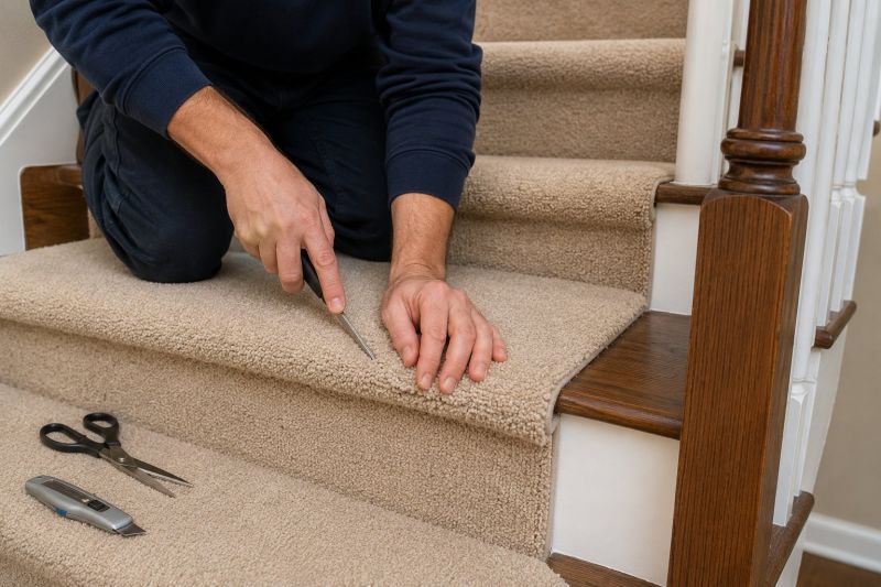 Stair Runner Repair in Overland Park, KS