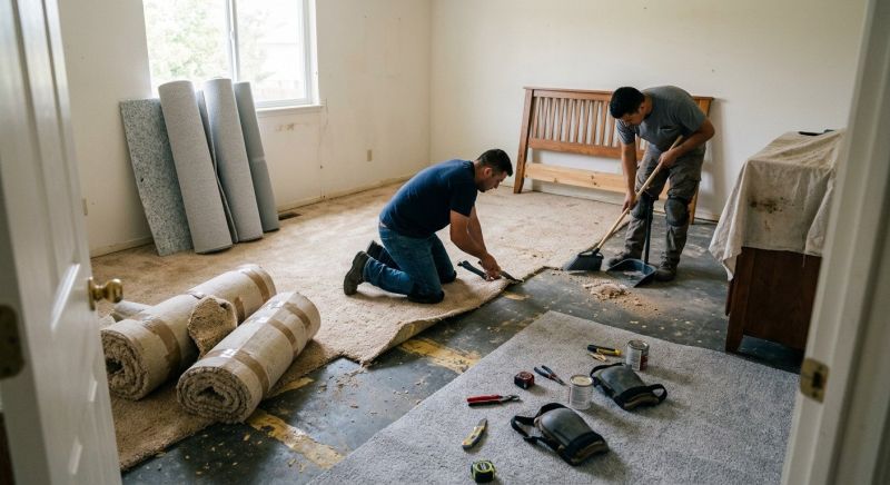 Basement Carpet Replacement in Freehold, NJ