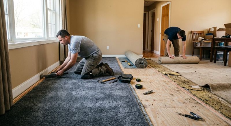 Basement Carpet Replacement in Old Bridge, NJ