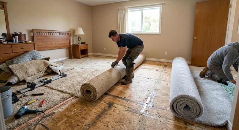 Bedroom Carpet Replacement in Old Bridge, NJ