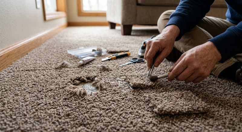 Carpet Hole Repair in Denver County, CO