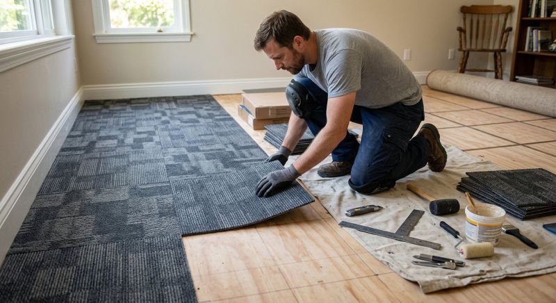 Tile Carpet Installation in Toms River, NJ
