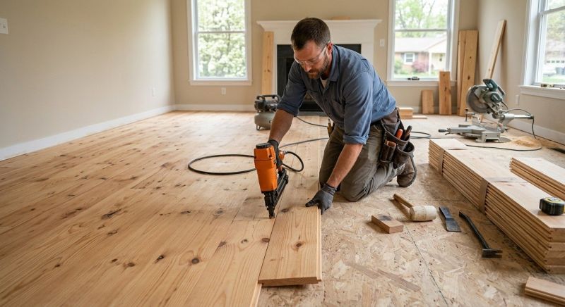 Wide Plank Floor Installation in San Antonio, TX